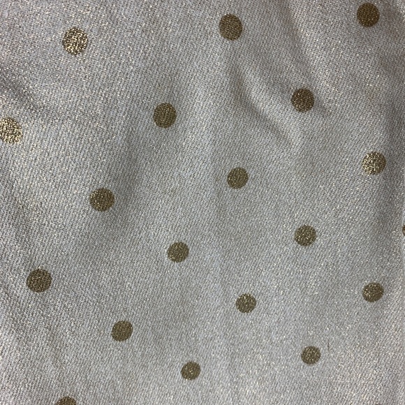 Abercrombie Gold Metallic Polka Dot Jeans - Picture 2 of 5